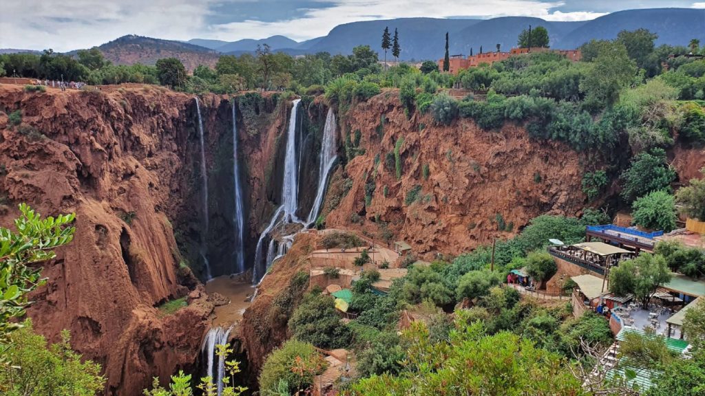 Marokko-Ouzoud-Landschaftbild